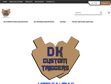 Tablet Screenshot of glockcustomtriggers.com